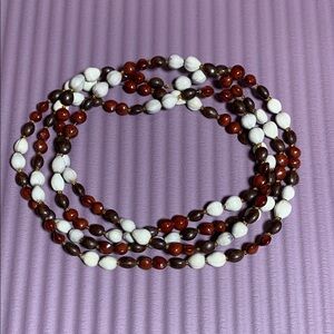 {Vintage} Multi-Color Beaded Seed Necklace